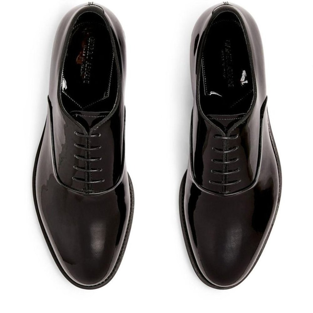 Giorgio Armani Classic Leather Derby Shoes